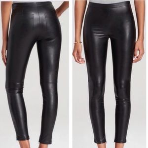 Sanctuary Black Faux Leather Leggings